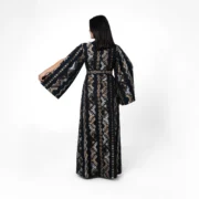 ⁦جلابية كحلية ملكية⁩ - الصورة ⁦2⁩